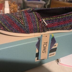 Colorful Tom's shoes